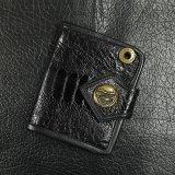 Stout Leather スタウトレザー ウォレット ブラックエンボス