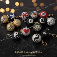 プレゼント/OEMにも人気　オリジナルキーホルダー　スワロボールオリジナル　SwarovskiBall OrderMade