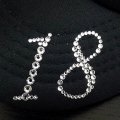 スワロフスキー　キャップ　つば加工　スワロCAP　オーダーメイド　製作　オーダーキャップ