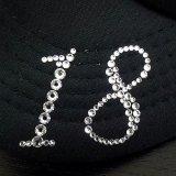 スワロフスキー　キャップ　つば加工　スワロCAP　オーダーメイド　製作　オーダーキャップ