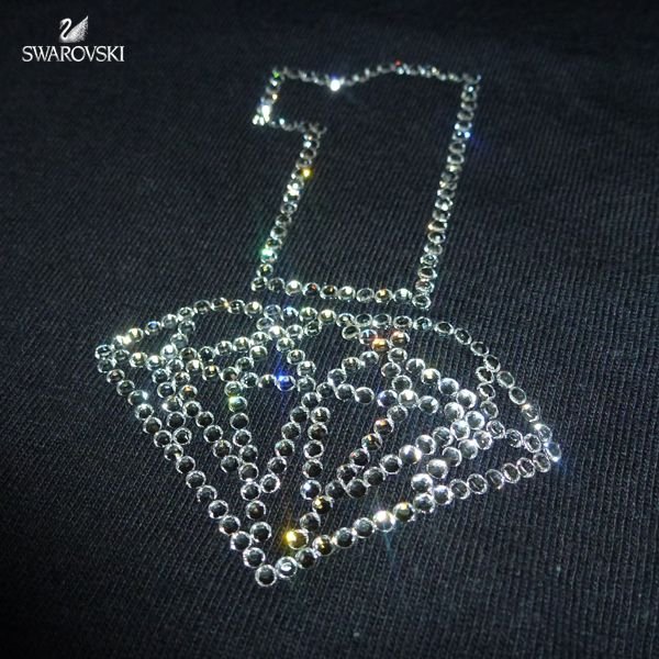 画像3: スワロＴシャツ　ナンバリング　ダイヤ　Tシャツ　ユニセックス　オーダーメイド