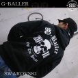 画像1: G-BALLER　ＯＦＦＩＣＥ　 Original　Gb　Skull CROWN hood/　スカル　クラウン　クロムリング　パーカー　フード (1)