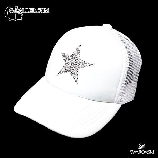 スワロフスキーキャップ  STARロゴ