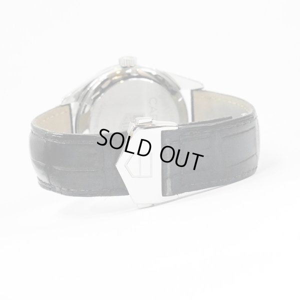 画像6: TAG HEUER Carrera Twin Time GMT WV2115 Black Leather Strap