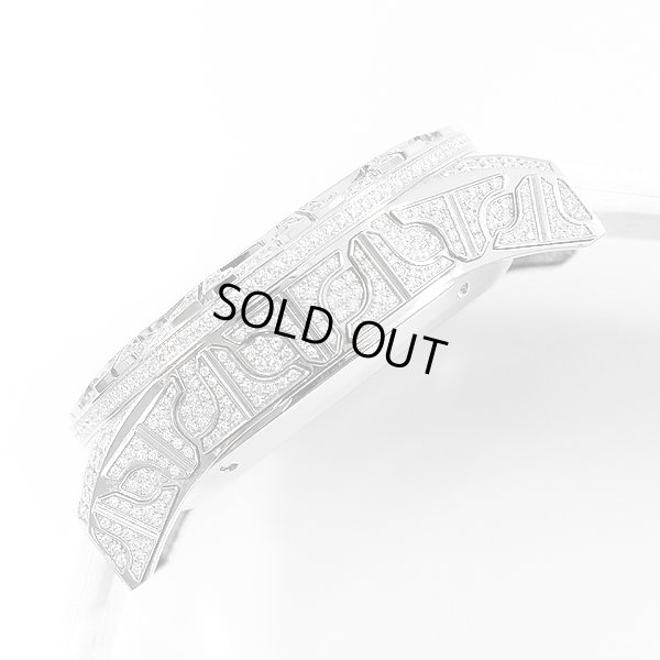 画像6: Tiret Newyork Automatic Chronograph 100 Black MOP Splash All Diamond New Rubber & Buckle