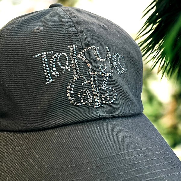 画像8: Tokyo GB スワロフスキーキャップ 黒 コットンCAP