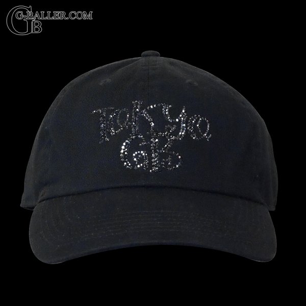 画像4: Tokyo GB スワロフスキーキャップ 黒 コットンCAP