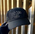 画像1: Tokyo GB スワロフスキーキャップ 黒 コットンCAP (1)