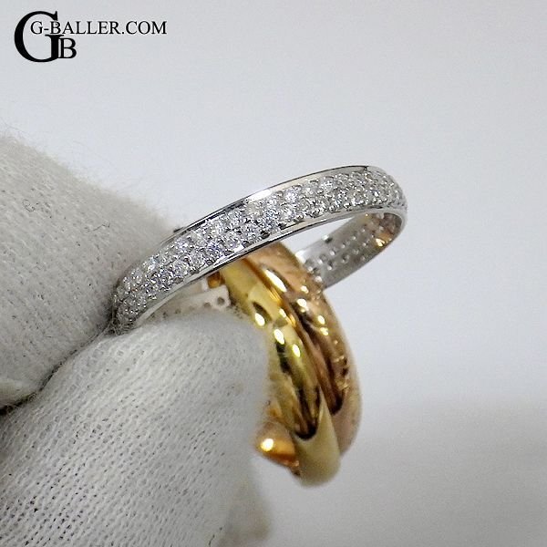 カルティエリング アフターダイヤ