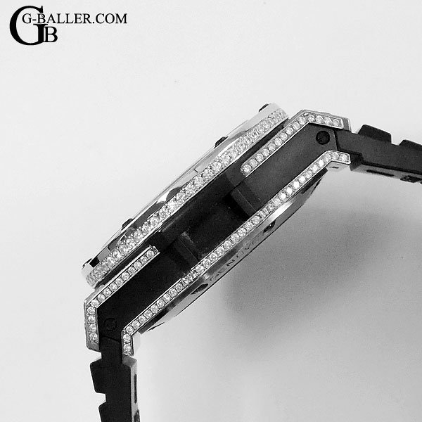 画像5: ウブロ ダイヤカスタム キングパワー ウニコ チタニウム 時計 アフターダイヤ パーツ製作