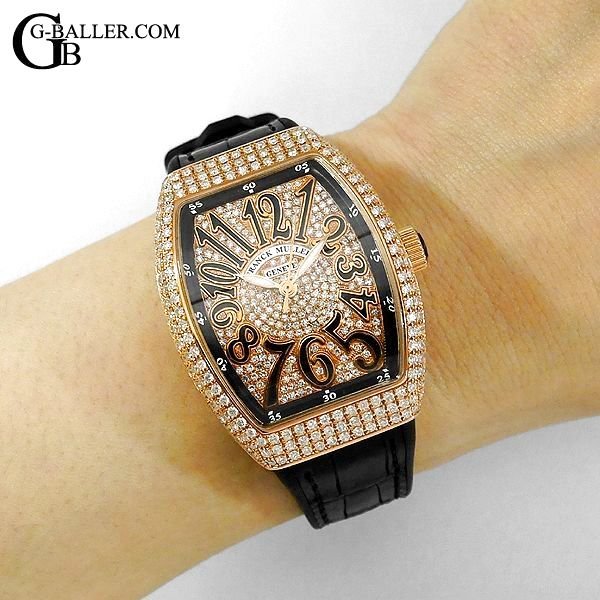 フランクミュラーレディース時計 ヴァンガードダイヤモンド