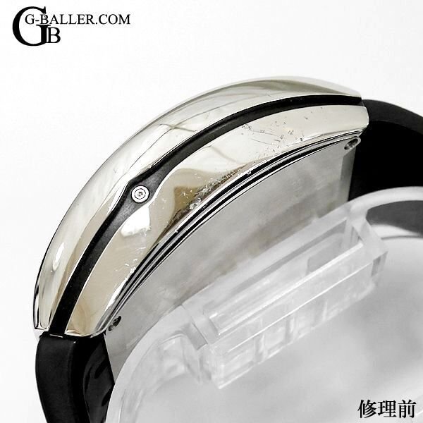 ケース横も線傷や打痕が多く御座いました。