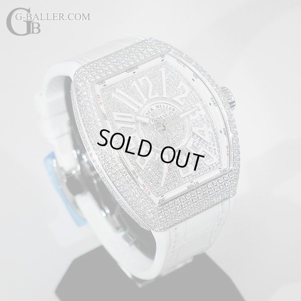 ヴァンガード 白 ケース・文字盤ダイヤ