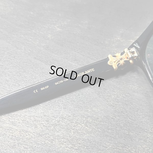 画像5: 【希少 / 激レア / 純正レザーポーチ付】クロムハーツ アイウェア VAGILANTE ゴールド/ブラック 眼鏡 サングラス | 250407