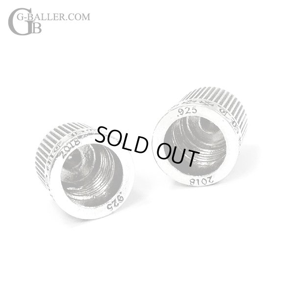 自転車用シルバーキャップ バルブキャップ