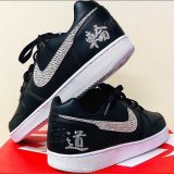 "輪入道" オーダー NIKE EBERNON LOW SL スワロカスタム フリースタイルダンジョン出演