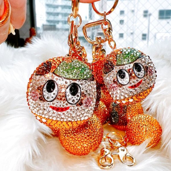 画像3: 人気ライブ配信アプリ 「ふわっち」 プレゼント企画用 スワロボール 製作実績 ラインストーン スワロフスキー バッグチャーム 製作オーダー