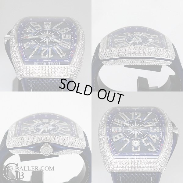 フランク・ミュラー ヴァンガードヨッティングパヴェダイヤモンド