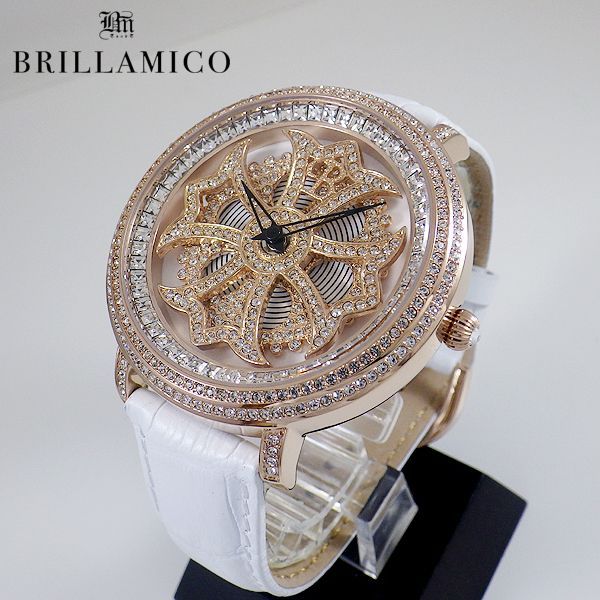 電池交換済】BRILLAMICO ブリラミコ 腕時計 Bロゴ 40mm+spbgp44.ru