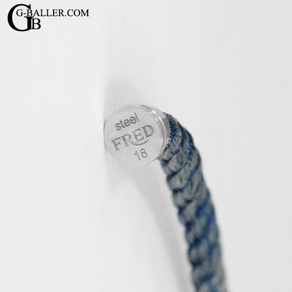 FRED フレッド フォース10ブレスレット ラージモデル用 ブルージーン ケーブル #18 美品