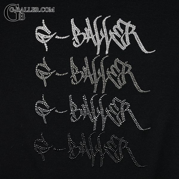 スワロTシャツ グラフィティグラデ ロゴ | G-BALLER スワロフスキー