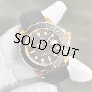 画像: 【国内正規・付属完備】ROLEX ロレックス ヨットマスター40 エバーローズゴールド 116655 フレックスラバー