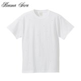 画像: BUONA SERA/ボナ・セーラ スワロフスキー Tシャツ