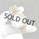 画像: 【極美品 / 付属完備 / フルセット】ROLEX ロレックス デイトジャスト 10Pダイヤ 白文字盤 コンビ 16233G P番 2000年頃製 | 240222