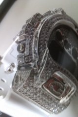 画像: G-SHOCK CUSTOM 　Diamond　8.5ct　PLATINUM　Line　ダイヤモンドウォッチ，プラチナライン