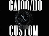 画像: GA100/110　カスタムベゼル 　ブラックフェイス　カスタム