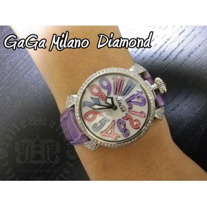 画像: 即納：ガガミラノ　マヌアーレ 40mm 　ダイヤモンド　ＧaGa　MILANOダイヤ　gaga時計ダイヤ