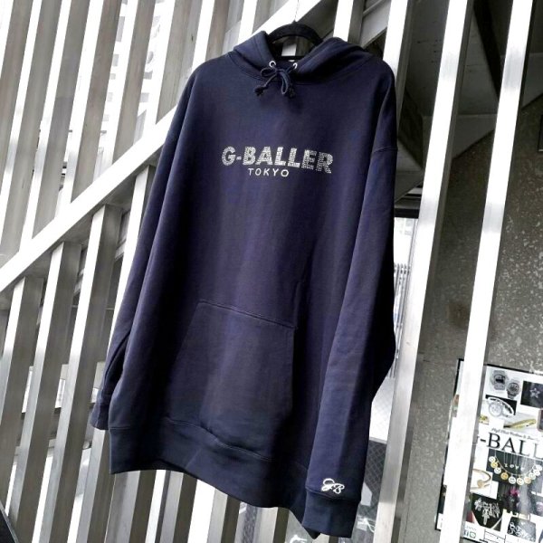 画像1: G-BALLER TOKYO スワロパーカー BLACK プルオーバー (1)