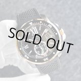 画像: 【付属完備】CARTIER カリブル ドゥ カルティエ ダイバー ブラック ピンクゴールド W2CA0004 42mm  /230121