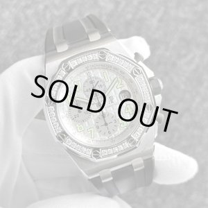 画像: 【超希少モデル】オーデマピゲ ロイヤルオーク オフショア クロノグラフ ベゼルダイヤ 42mm シルバー 25940SK /23225