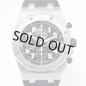 画像: AUDEMARS PIGUET Royal Oak Offshore Chronograph 42mm 26170ST.OO.D101CR.03 Black Dial Rubber Strap