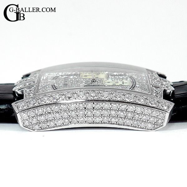 HARRY WINSTON アベニューC クロノグラフ アフターダイヤ加工