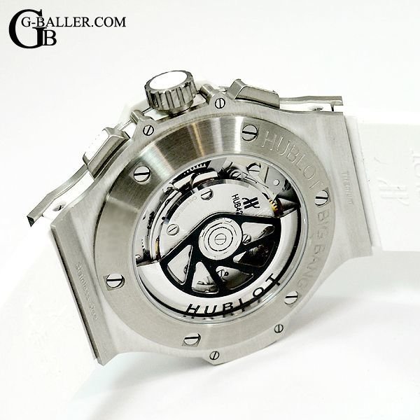 画像6: HUBLOTアエロバン パヴェダイヤ オールホワイト 日本限定モデル/純正ダイヤ (6)