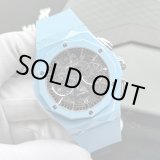 画像: HUBLOT Aerofusion Chronograph Orlinski Sky Blue Ceramic Limited 100 45mm 525.ES.0170.RX.ORL22