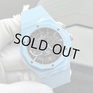 画像: HUBLOT Aerofusion Chronograph Orlinski Sky Blue Ceramic Limited 100 45mm 525.ES.0170.RX.ORL22