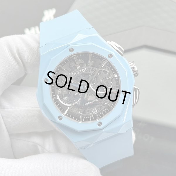 画像1: HUBLOT Aerofusion Chronograph Orlinski Sky Blue Ceramic Limited 100 45mm 525.ES.0170.RX.ORL22 (1)