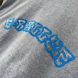 画像2: G-BALLER Logo Swarovski Long T-shirts ジーボーラーロゴ スワロフスキーロングTシャツ  (2)