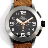 画像: AWI International Titanium 48 Chronograph AW1348CH TI48 Brown Leather