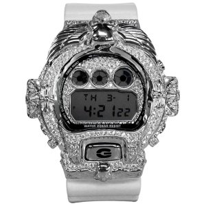 画像: G-Shock Custom by G-BALLER | DW6900MR ChromeSkull WG Diamond