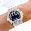 画像6: G-Shock Custom by G-BALLER | DW6900 Star Dial Rhodium Coating Diamond (6)