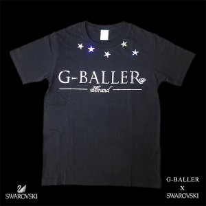 画像: G-BALLER　スワロＴシャツ　スター　ジーボーラー　オリジナル　スワロフスキー　シャツ