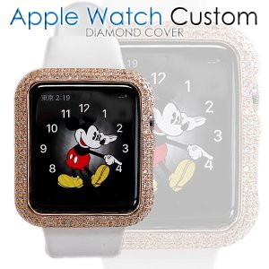 画像: AppleWatchカスタム K18PGダイヤケース Series1~3対応