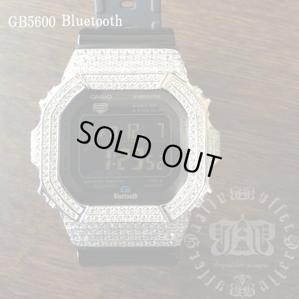 画像1: GB5600aa Black　レア カスタム 本体セット！！ WHITE DIAMOND Ｇショックカスタム GB BLUETOOTH カスタム 世界初のブルートゥース G-SHOCKカスタム！ (1)