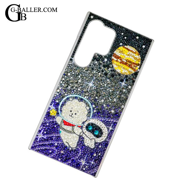 画像1: スマホデコケース オーダー Galaxy S24 Ultra用 BTS JIN "Wootteo x RJ" キャラクターデザイン (1)