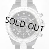 画像: Chanel J12 Chronograph 41mm Baguette Diamond 9P/DIA Dial Black Ceramic AT