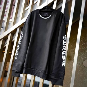画像: 【新品 / XL / レシート付属】2025 CHROME HEARTS クロムハーツ SWTSHRT PLVR スウェット ネックロゴプリント スウェットトレーナー 黒 ブラック